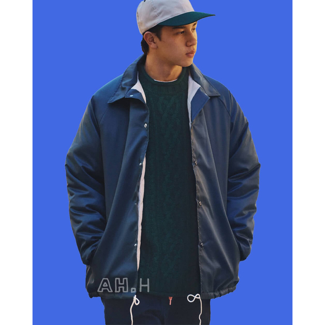 ASW〉COACH JACKET - ナイロンジャケット