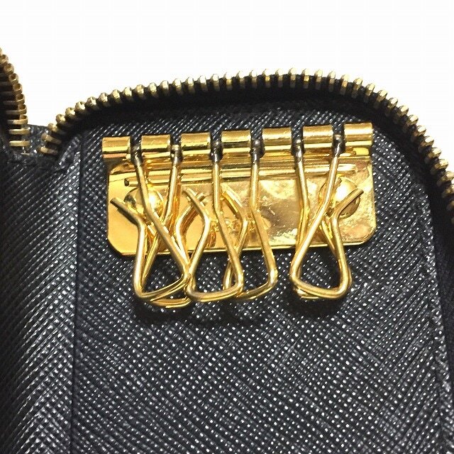PRADA(プラダ) キーケース - 黒 レザー # www.uig.sanjuandelrio.gob.mx