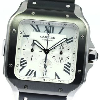 カルティエ(Cartier)の【CARTIER】カルティエ サントス ドゥ カルティエ クロノグラフ XL WSSA0017 自動巻き メンズ_735165【ev15】(腕時計(アナログ))