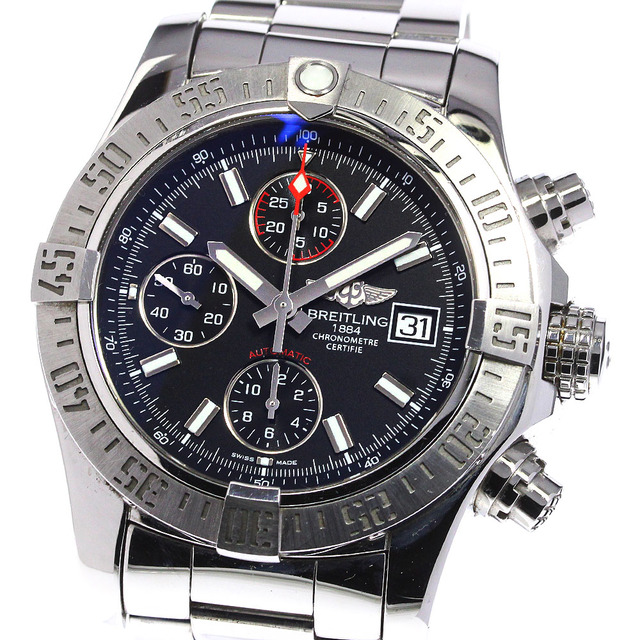 適切な価格 BREITLING - ★箱・保証書付き【BREITLING】ブライトリング アベンジャーII クロノグラフ A13381 自動巻き メンズ_734254 腕時計(アナログ)