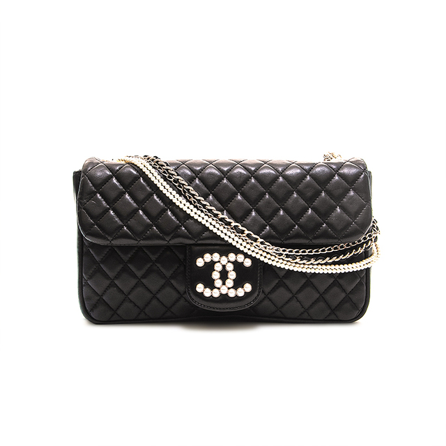 CHANEL - シャネル CHANEL マトラッセ ウエストミンスター パールチェーン ショルダーバッグ