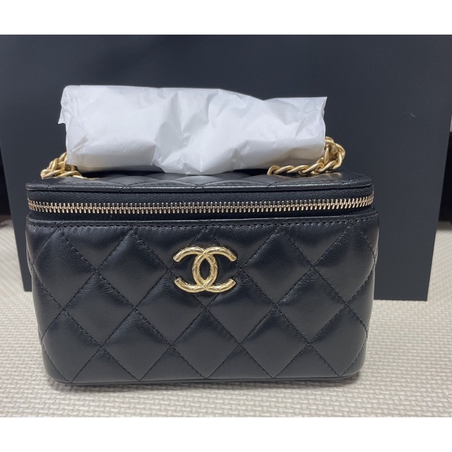 シャネル CHANEL マトラッセ がま口 チェーン ショルダー バッグ ベロア レザー ブラック ヴィンテージ シルバー 金具 VLP 90161036