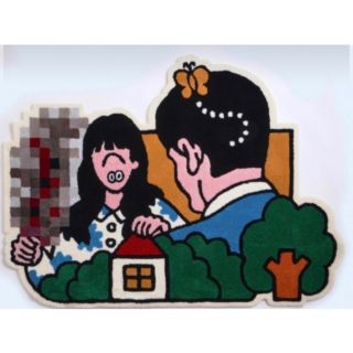 FACE  OKA "Too much pain" Rug(ラグ)