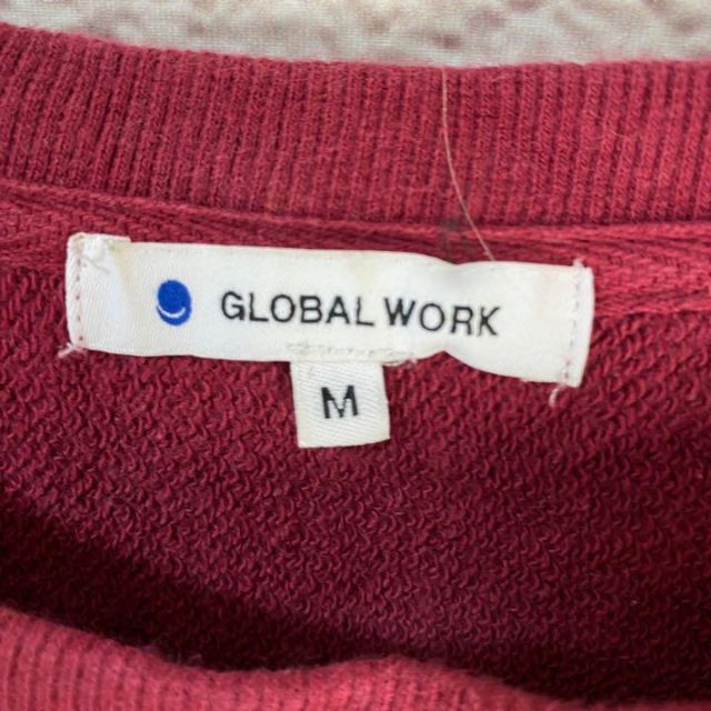 GLOBAL WORK(グローバルワーク)のglobal work　グローバルワーク　トレーナー　スウェット［ M ］ メンズのトップス(スウェット)の商品写真