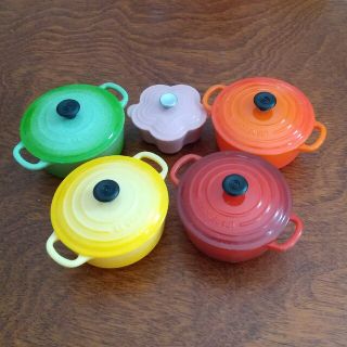 ルクルーゼ(LE CREUSET)のル・クルーゼ マグネット 5個セット(ノベルティグッズ)