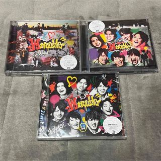 ジャニーズウエスト(ジャニーズWEST)のW trouble 初回盤A,B,通常盤　まとめ売り(アイドルグッズ)