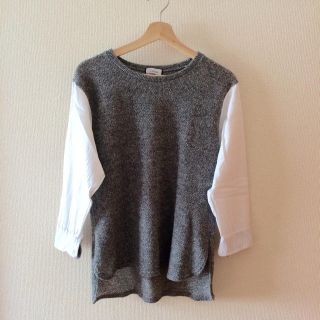 アナップ(ANAP)の【美品】アナップ ラティーナ 袖切り替え トップス(カットソー(長袖/七分))