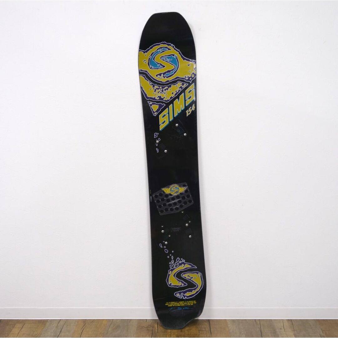 極希少 Vintage シムス SIMS Freeride 154cm 1992年 90年代 フリーライド アシンメトリー スノーボード 板 スノボー ヴィンテージ表記サイズ-