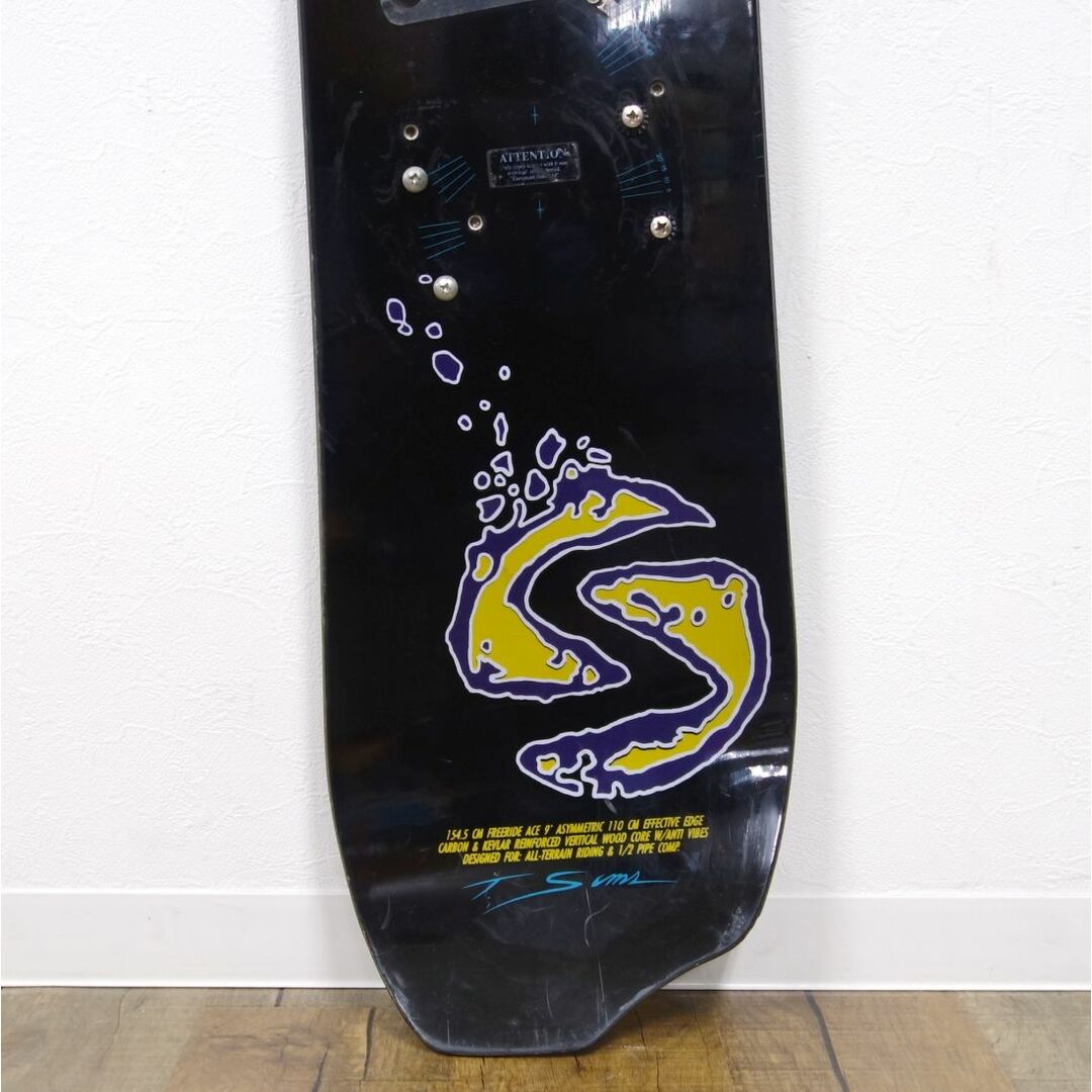 SIMS(シムス)の極希少 Vintage シムス SIMS Freeride 154cm 1992年 90年代 フリーライド アシンメトリー スノーボード 板 スノボー ヴィンテージ スポーツ/アウトドアのスノーボード(ボード)の商品写真