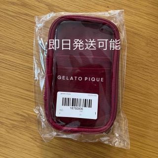 ジェラートピケ(gelato pique)のジェラートピケ/キャリーポーチ　red(ポーチ)