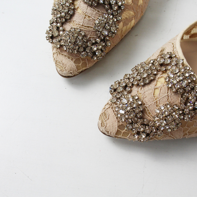 室外 MANOLO BLAHNIK マノロブラニク Hangisi ハンギシフラット
