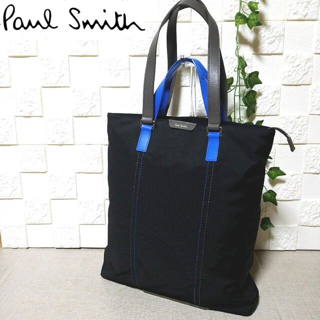 Paul Smith ポールスミス トートバッグ レザー＆ナイロンメンズ