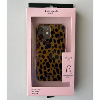 ケイトスペードニューヨーク(kate spade new york)のケイトスペード  iPhone12mini ケース　レオパード  ヒョウ柄(iPhoneケース)