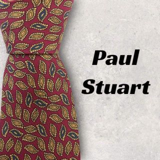 ポールスチュアート(Paul Stuart)の【4472】美品！ポールスチュアート　ネクタイ　レッド系(ネクタイ)