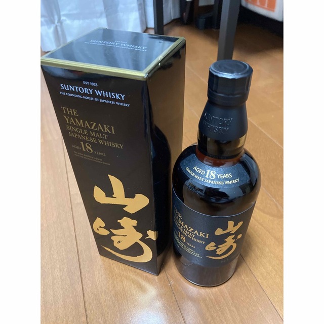 山崎18年　新品　未開封食品/飲料/酒