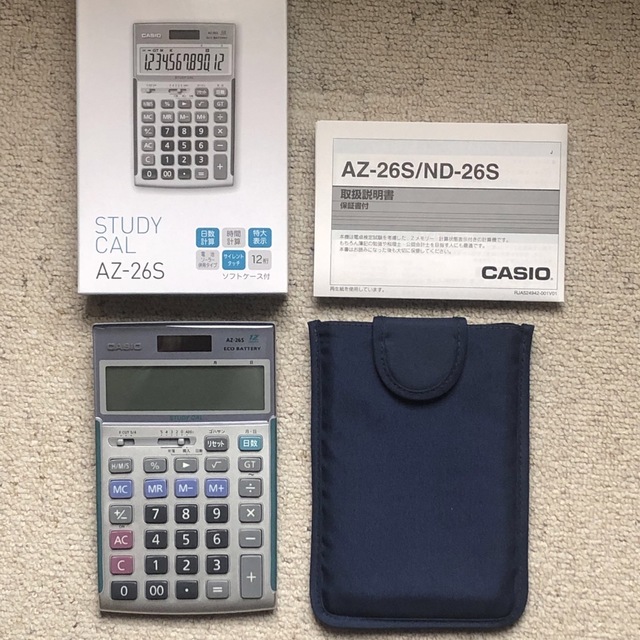 CASIO - カシオstudycalスクール電卓AZ-26Sの通販 by さち's shop