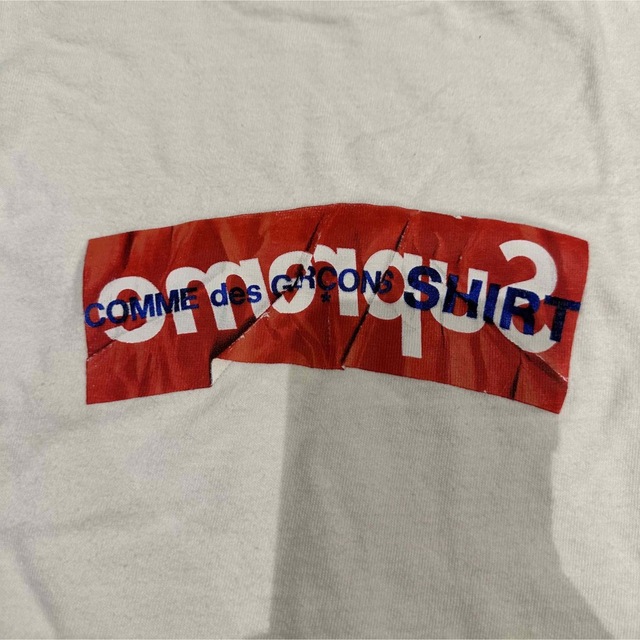 supreme コムデギャルソン　コラボ　Tシャツ