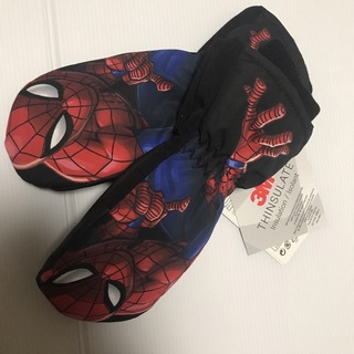 エイチアンドエム(H&M)の新品✨110 スパイダーマン暖か撥水グローブ手袋H&M(手袋)