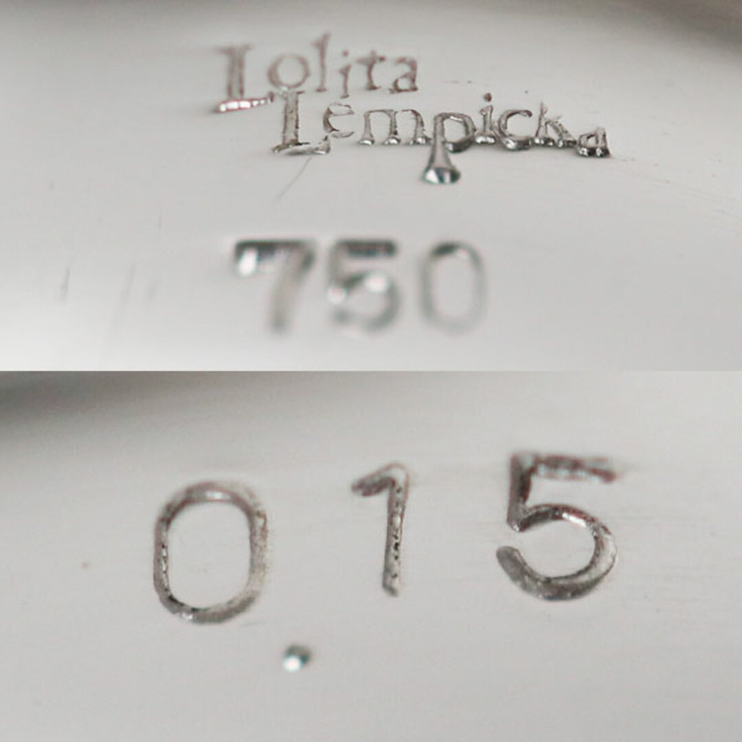 Lolita Lempicka ロリータレンピカ 750 リング・指輪 ダイヤモンド0.15ct 16.5号 9.4g レディース 4