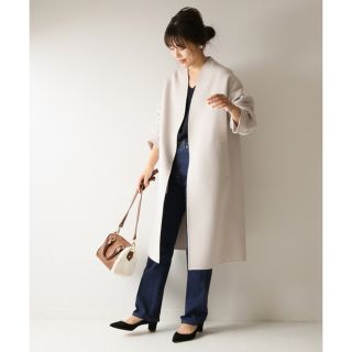Spick & Span - Spick & Span*新品 Wフェイススタンドノーカラー