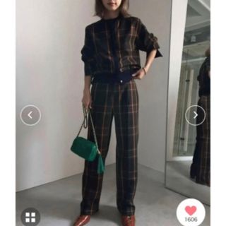 アメリヴィンテージ(Ameri VINTAGE)のアメリヴィンテージ  CHEERFUL CHECK PANTS(カジュアルパンツ)