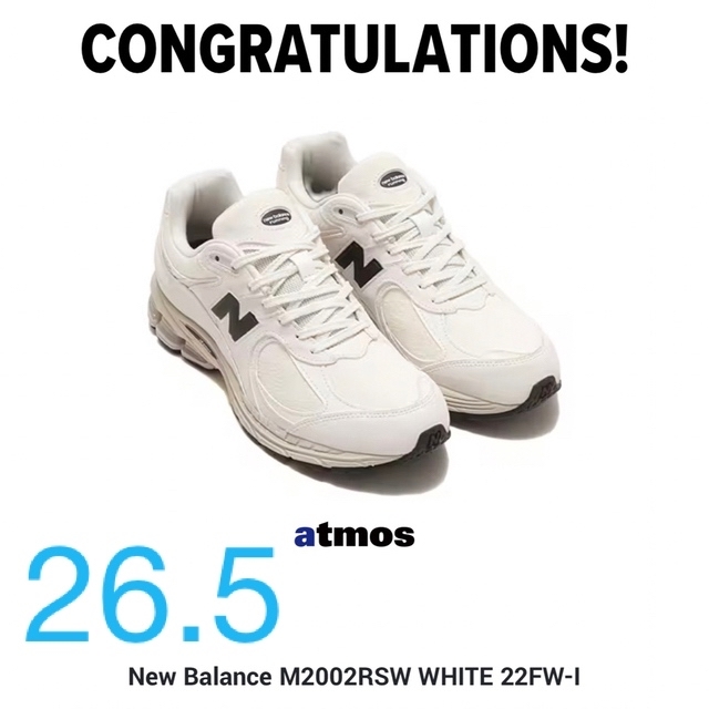 New Balance 2002R WHITE PACK "White Fur"