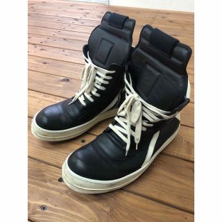 リックオウエンス(Rick Owens)のsohさん専用【美品】リックオウエンス ジオバスケットレザーハイ メンズ 43(スニーカー)