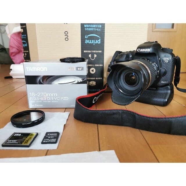 高価値】 Canon - 7Dmark2+TAMRON18-270mm Canon デジタル一眼