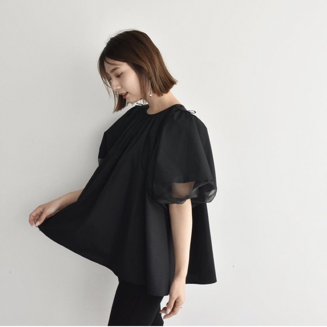 cen. シフォンスリーブブラウス balibronze.com