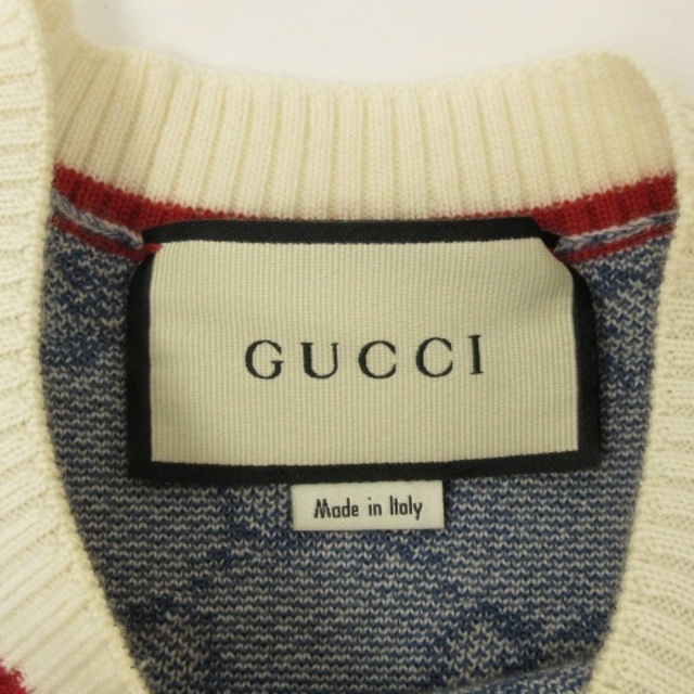 日本未発売】 Gucci - グッチ ニット セーター 半袖 GG柄 ジャガード 日本未発売】 Gucci - グッチ ニット セーター 半袖 GG柄 ジャガード
