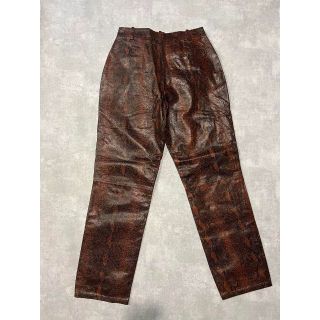 paul smith パイソン レザーパンツ 90s