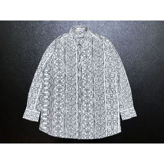 ジバンシィ(GIVENCHY)のジバンシィ パリス ジェントルマン イタリア製 ブランドロゴ 総柄シャツ 長袖(シャツ)