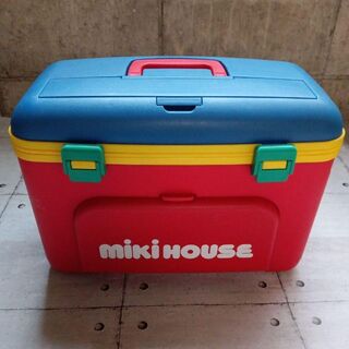 ミキハウス(mikihouse)のMIKIHOUSE/ミキハウス　クーラーボックス　マルチカラー　赤青黄緑　レトロ(その他)