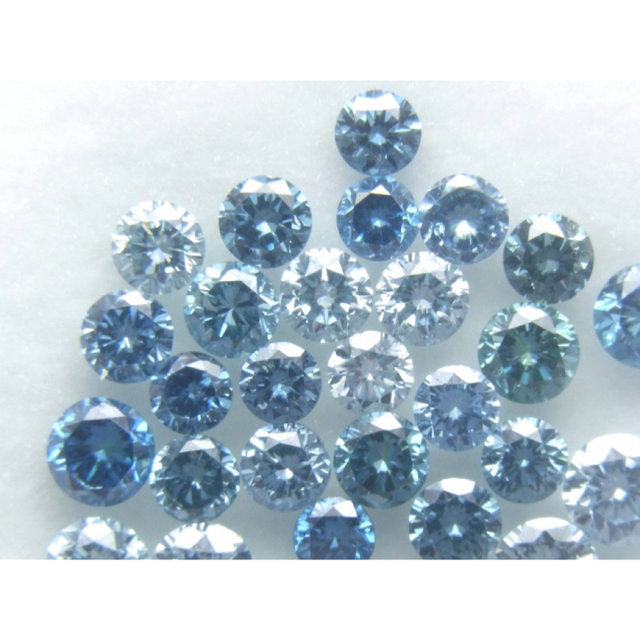 ブルーカラー系 SIクラス 合計1.39ct 天然ダイヤルース | testes