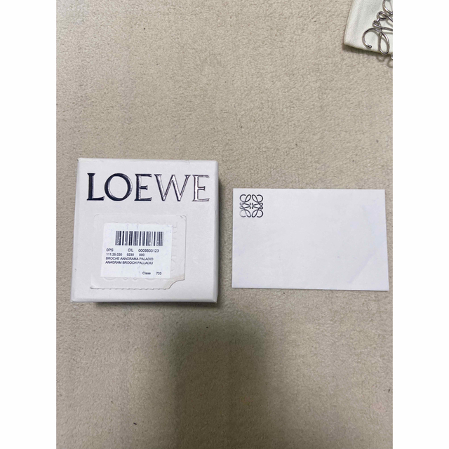 LOEWE - 正規品 ロエベ アナグラム GP シルバー レディース LOEWE - 正規品 ロエベ アナグラム GP シルバー レディース