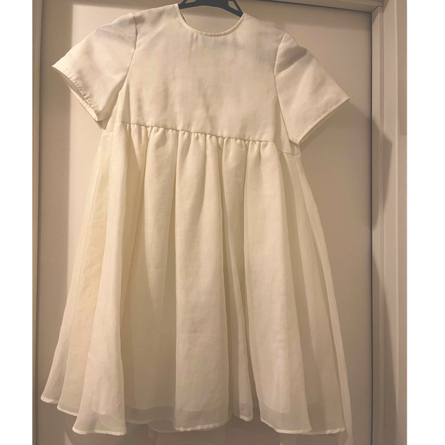 yori pocket オーガンジーワンピース　 キッズ/ベビー/マタニティのキッズ服女の子用(90cm~)(ワンピース)の商品写真