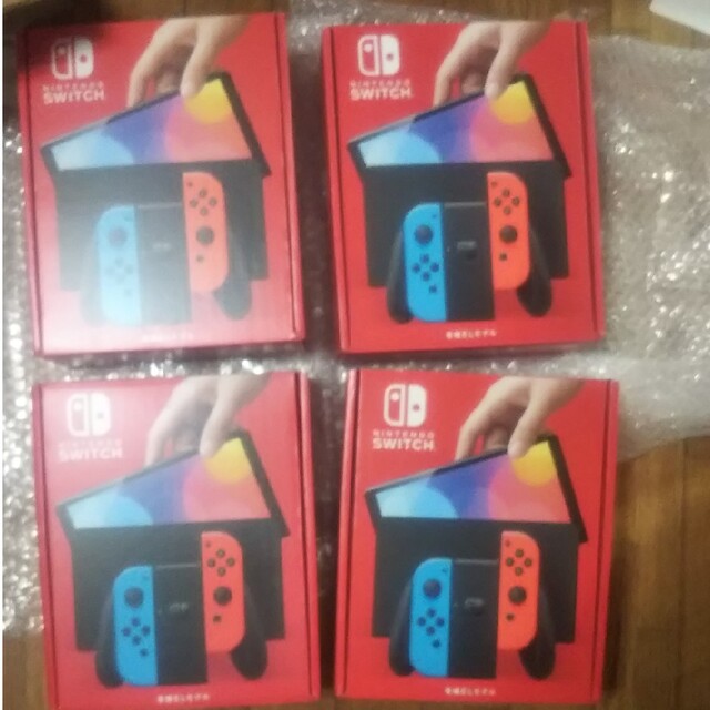 新品、未使用 任天堂Switch 有機ELネオンカラー×4