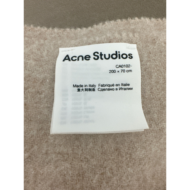 acne studios マフラー オートミール - マフラー/ショール