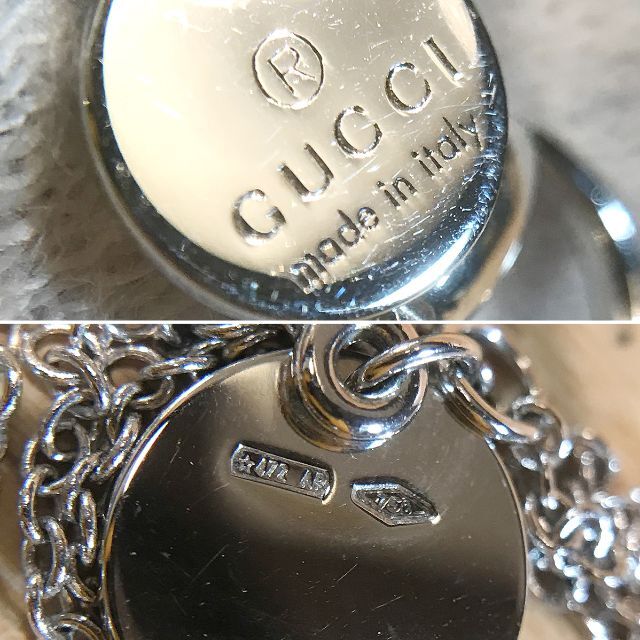 Gucci(グッチ)の美品 グッチ ホースビット ネックレス ラリエット K18 WG レディース レディースのアクセサリー(ネックレス)の商品写真