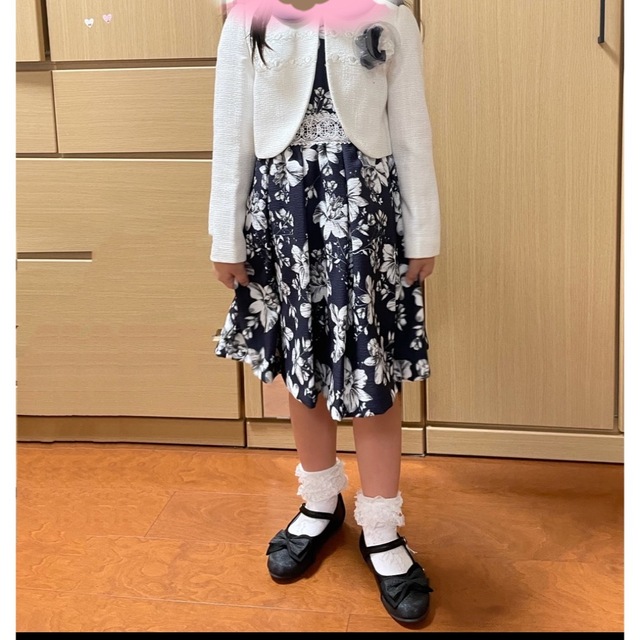 子供用 フォーマル　120  入学式 キッズ/ベビー/マタニティのキッズ服女の子用(90cm~)(ドレス/フォーマル)の商品写真