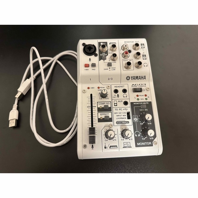 YAMAHA AG03 オーディオインターフェース - 器材 YAMAHA AG03 オーディオインターフェース - 器材