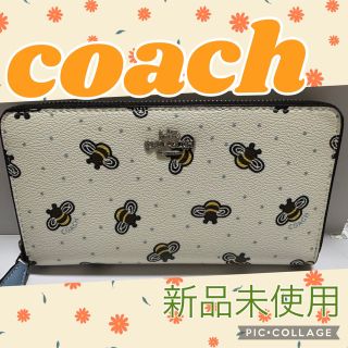 COACH - プーさんの蜂 ホワイト 長財布(色違い有) coach コーチ