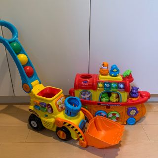 るまたん様専用 VTechポップブルドーザー 船 知育玩具 おもちゃ(知育玩具)