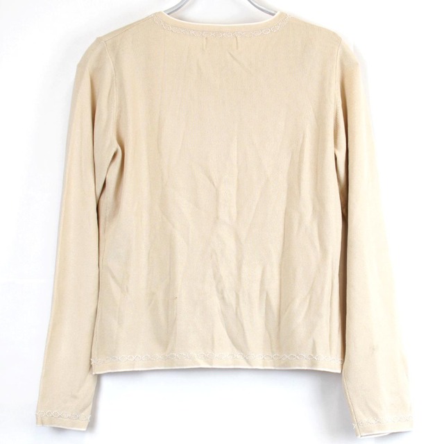 Courreges(クレージュ)の『USED』 courreges クレージュ カーディガン レーヨン/ナイロン  ベージュ【中古】 レディースのトップス(カーディガン)の商品写真