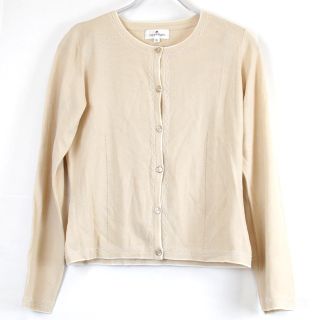 クレージュ(Courreges)の『USED』 courreges クレージュ カーディガン レーヨン/ナイロン  ベージュ【中古】(カーディガン)