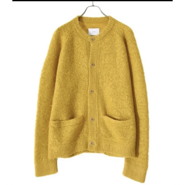 stein 21AW SUPER KID MOHAIR CARDIGAN商品サイズMカラーyellow