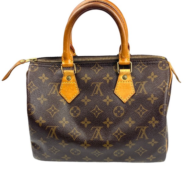 [USED/]LOUIS VUITTON ルイ・ヴィトン ボストンバッグ バック スピーディ25 モノグラム ヴィンテージ M41528 ブラウン M41528  ai-tdc-000205-4dキズ焼け汚れ劣化詳細