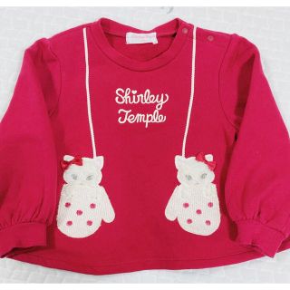 シャーリーテンプル(Shirley Temple)のシャーリー　ねこミトントレーナー　100サイズ(Tシャツ/カットソー)