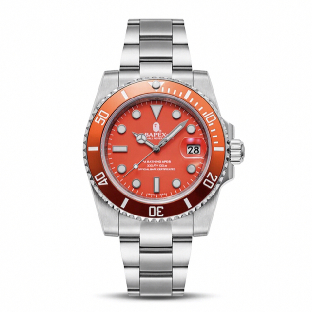 A BATHING APE TYPE 1 BAPEX ORANGE ベイペックス-