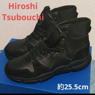 新品約45000円☆Hiroshi Tsubouchiヒロシ ツボウチ 黒ブーツ